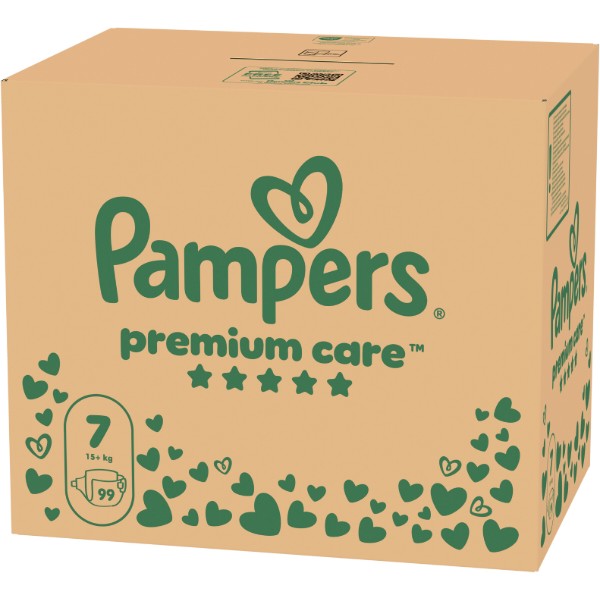 Фото - Одноразовые подгузники Pampers Premium Care Размер 7 (15+ кг) 99 шт (80883543)